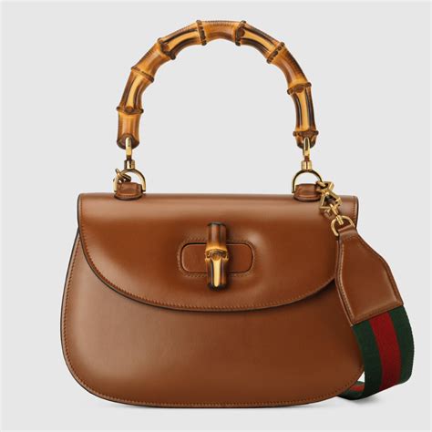 tan gucci looking backpack|Gucci Bamboo 1947 Collection .